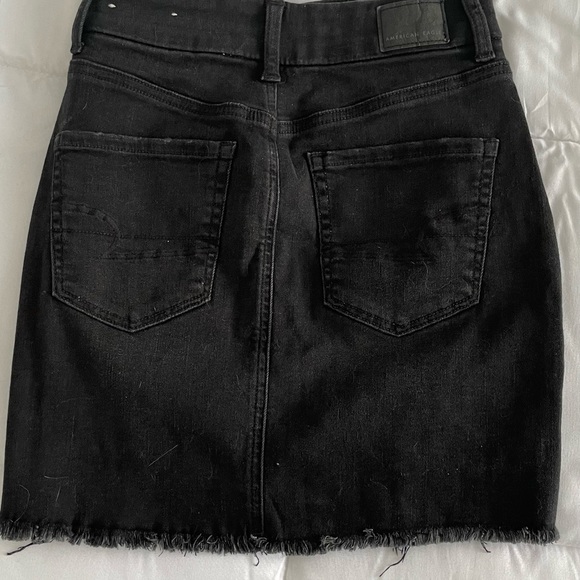 American Eagle black jean skirt - Picture 2 of 3